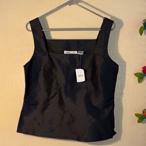NWT BLOOMINGDALE’S 100% silk tank top 14 P. Soft, shiny elegant material.